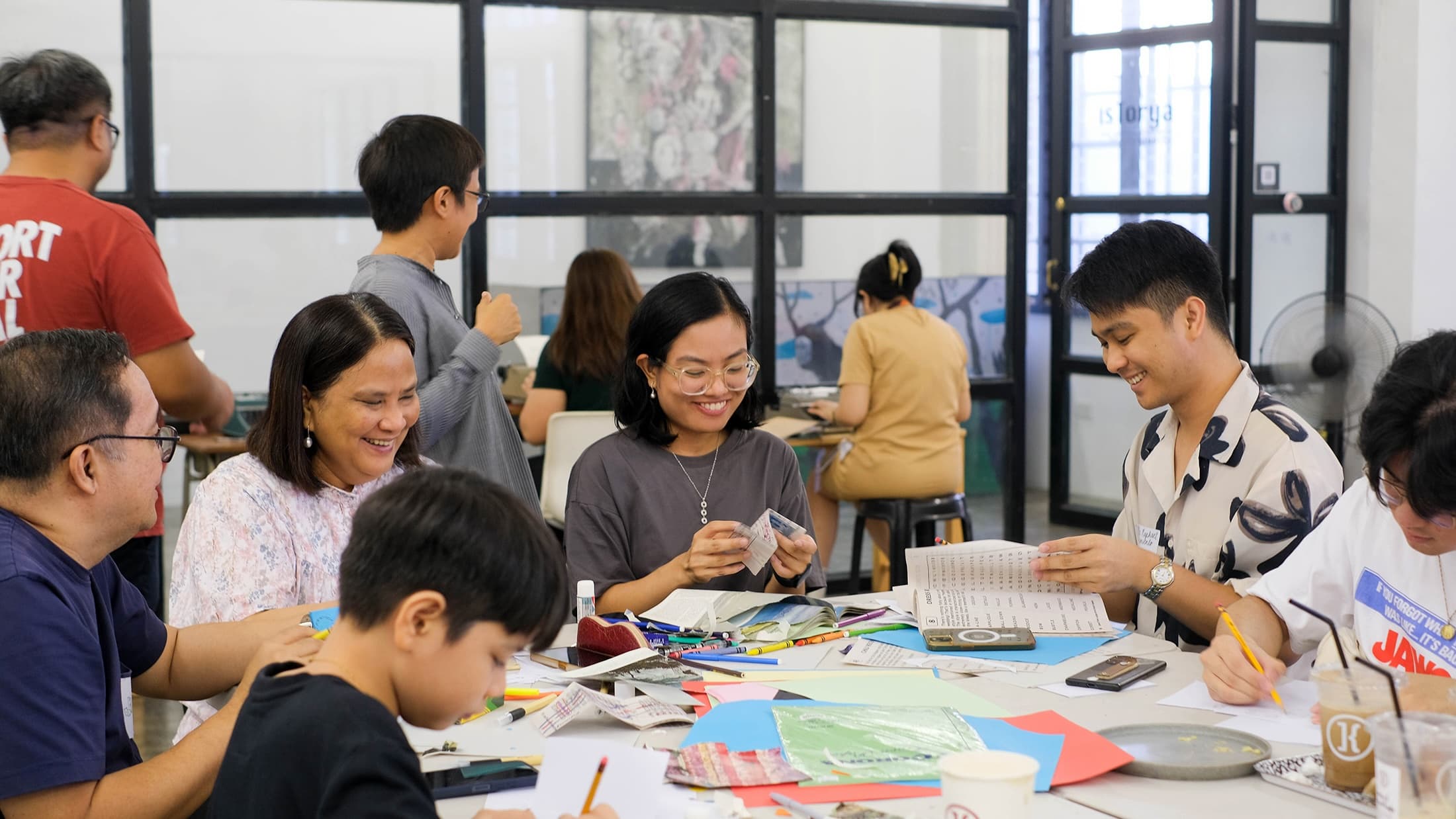 A School of Zines workshop at Istorya Studios in Guiguinto, Philippines