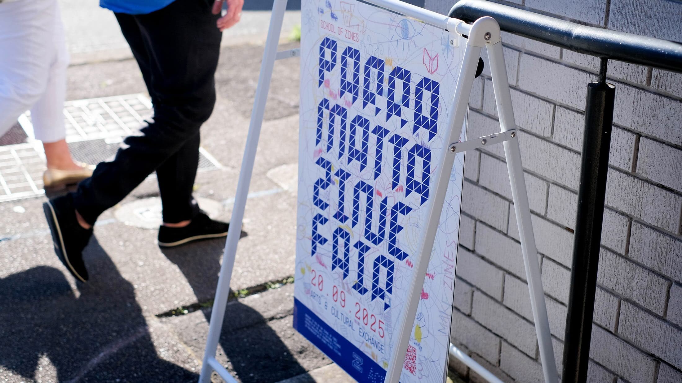 Outside ACE on the day of Parramatta Zine Fair